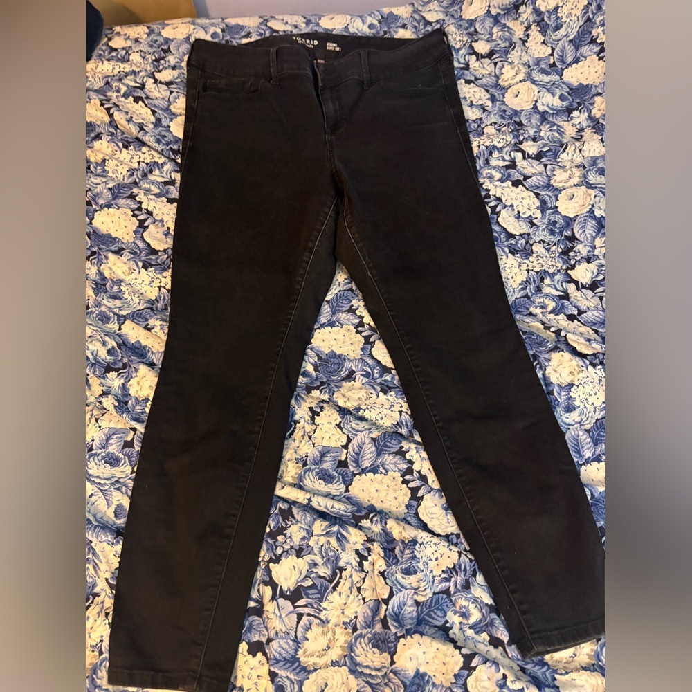 Torrid Women's Dark Black Skinny Jeans